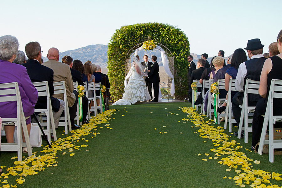 outdoor wedding ceremony