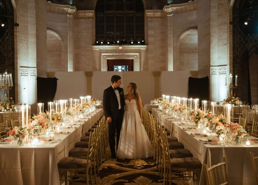 bride-groom-surounded-candles