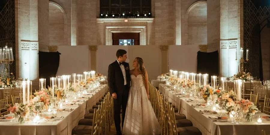 bride-groom-surounded-candles